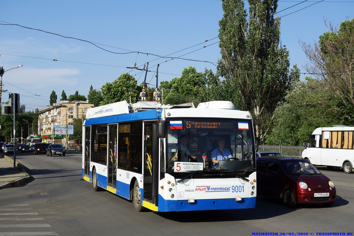 Крымский троллейбус, Тролза-5265.00 «Мегаполис» № 9001