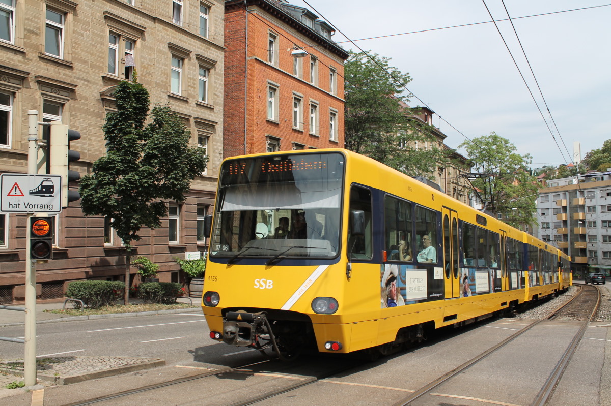 Штутгарт, Duewag DT8.S № 4155 Штутгарт, Duewag DT8.S № 4155