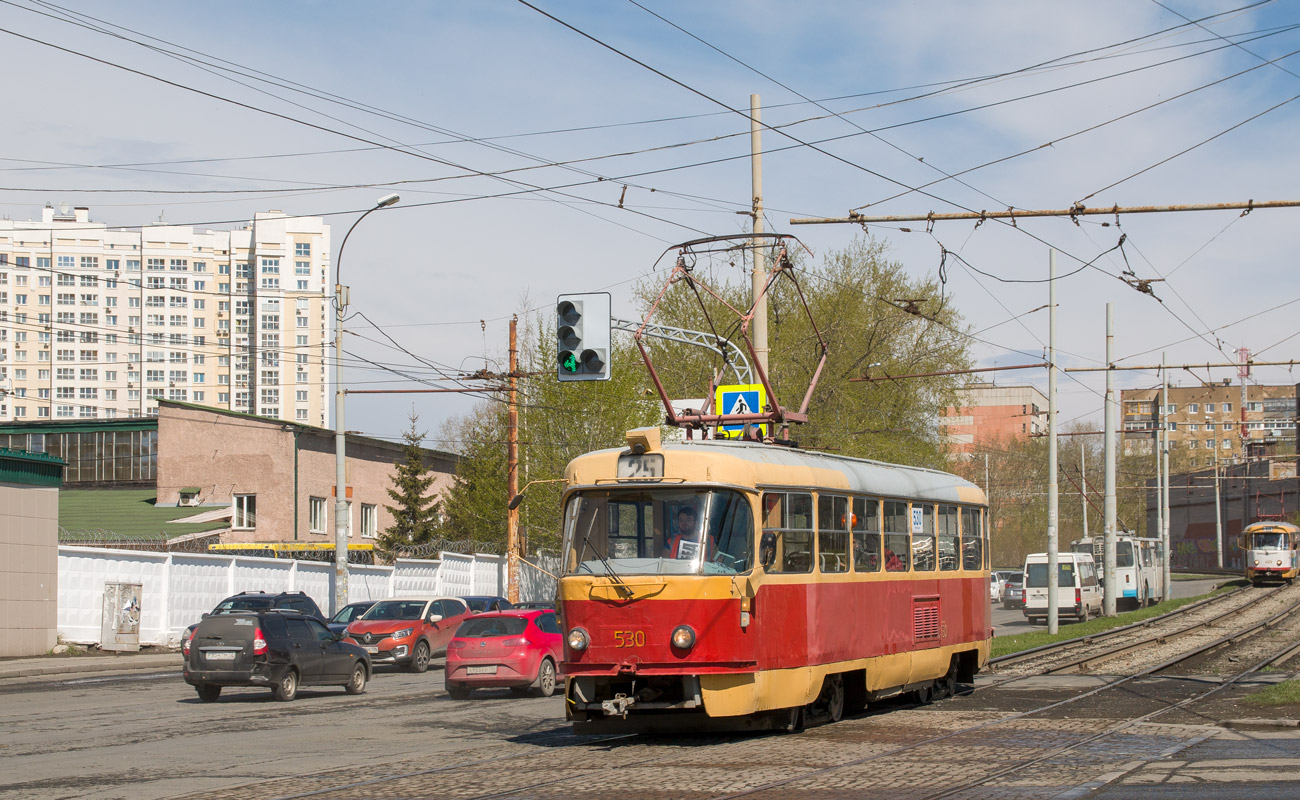 Екатеринбург, Tatra T3SU (двухдверная) № 530