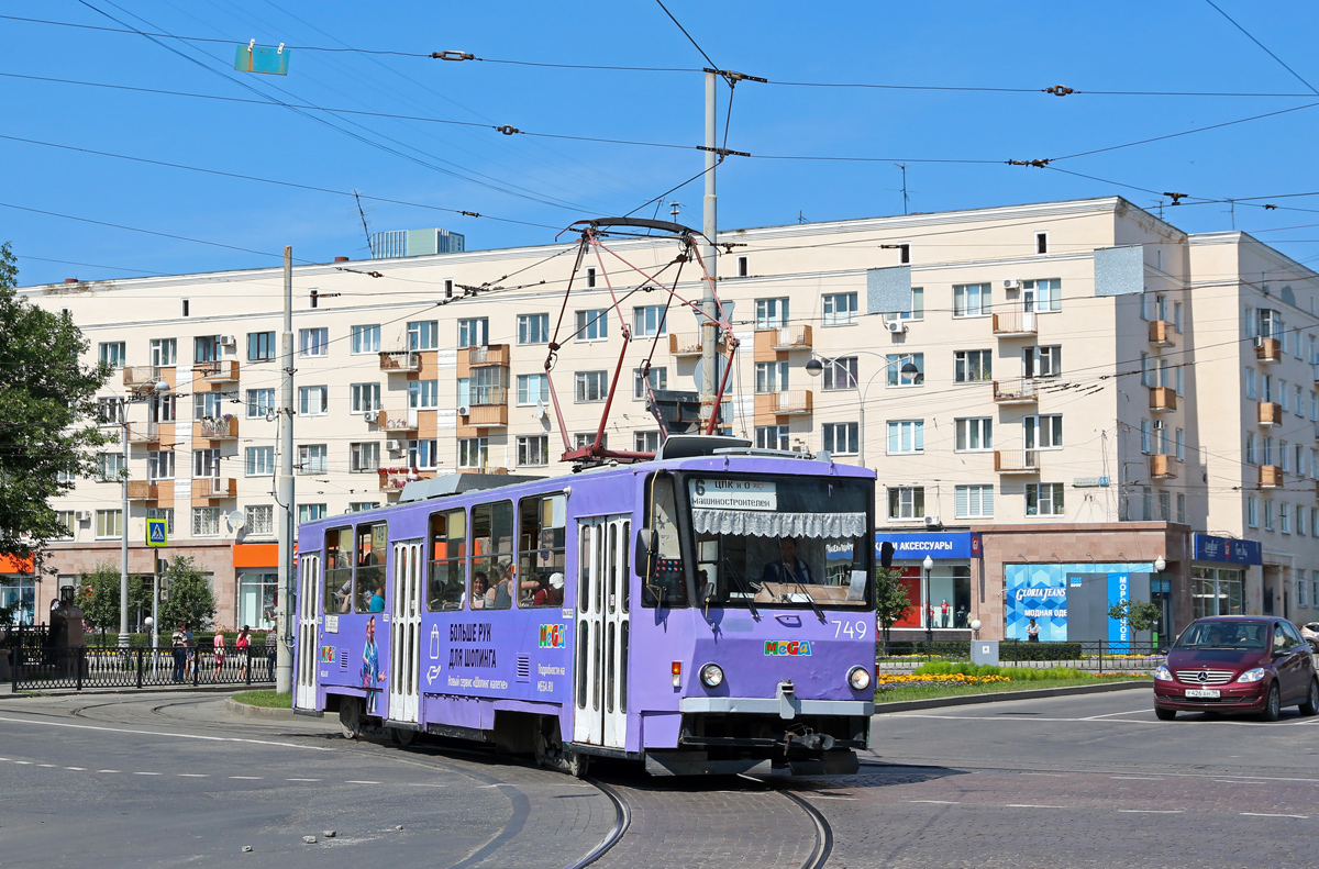 Екатеринбург, Tatra T6B5SU № 749