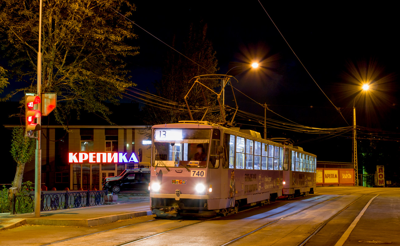 Екатеринбург, Tatra T6B5SU № 740