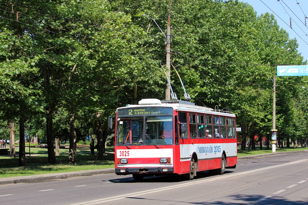 Mykolajiv, Škoda 14TrR # 3025