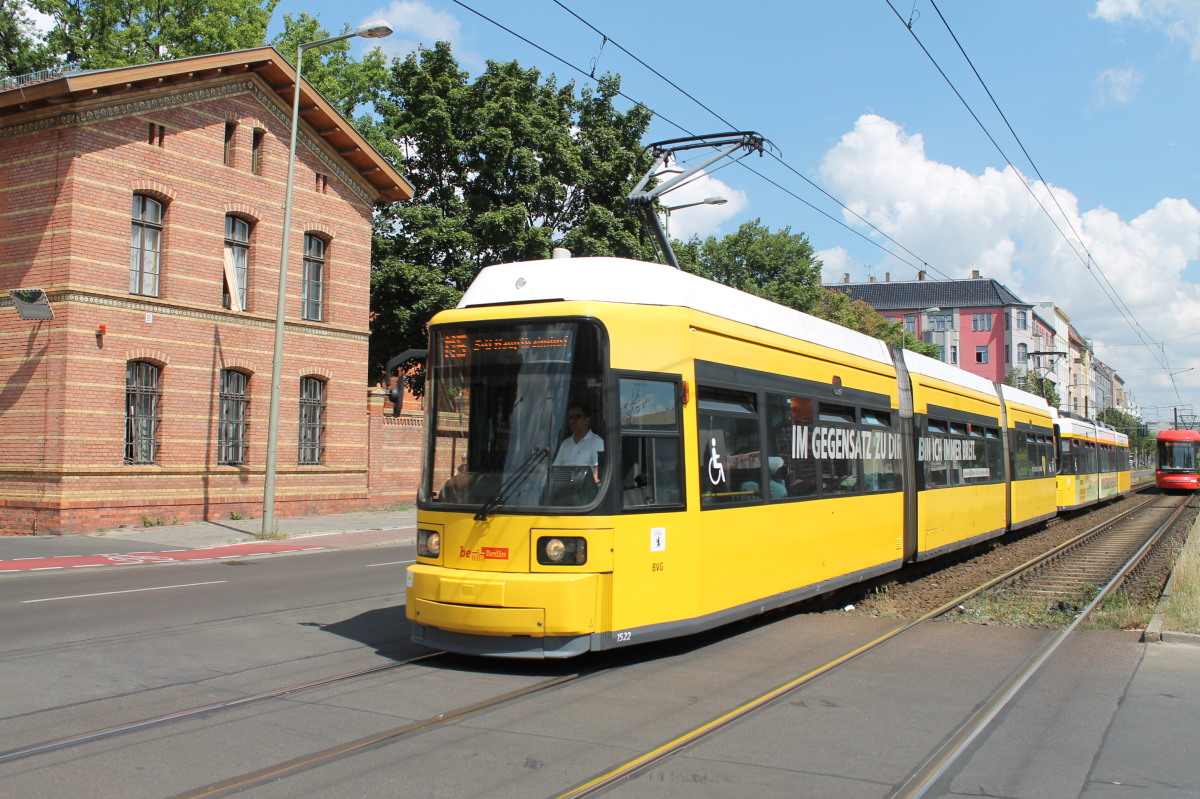Berlin, BVG GT6U Nr 1522