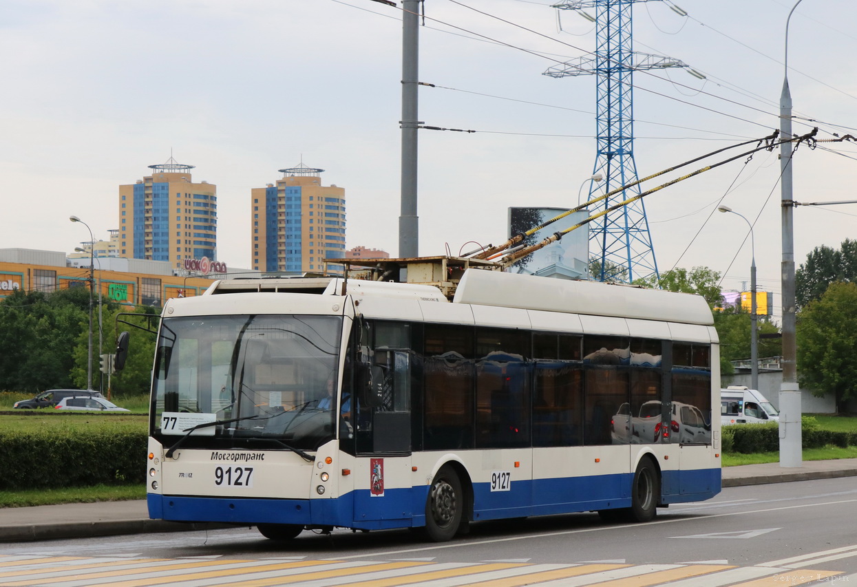 Москва, Тролза-5265.00 «Мегаполис» № 9127