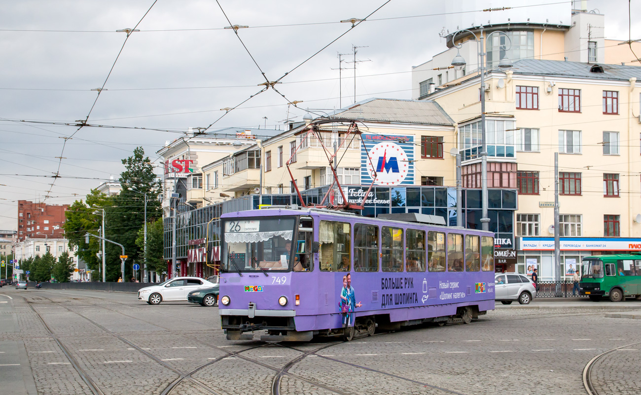 Yekaterinburg, Tatra T6B5SU № 749