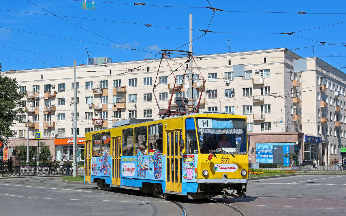 Екатеринбург, Tatra T6B5SU № 362