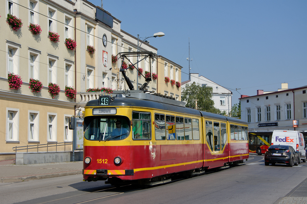 Лодзь, Duewag GT8NF № 1512