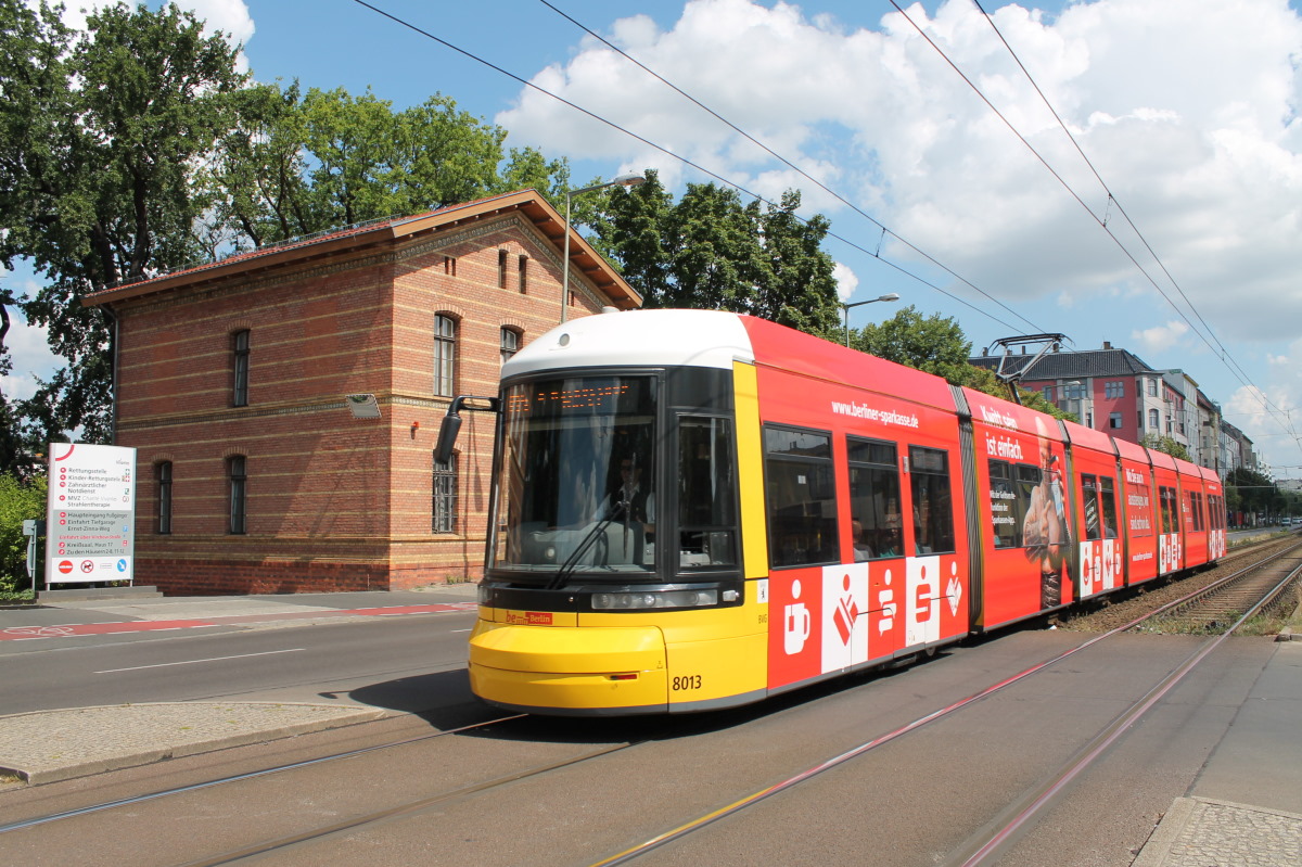 Берлин, Bombardier Flexity Berlin (GT8-08ER/F8E) № 8013