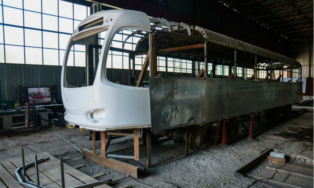 Донецк, Tatra T3 ДТ-1 ДОН № 3301; Донецк — КВР трамвайных вагонов на Донецком Электротехническом заводе