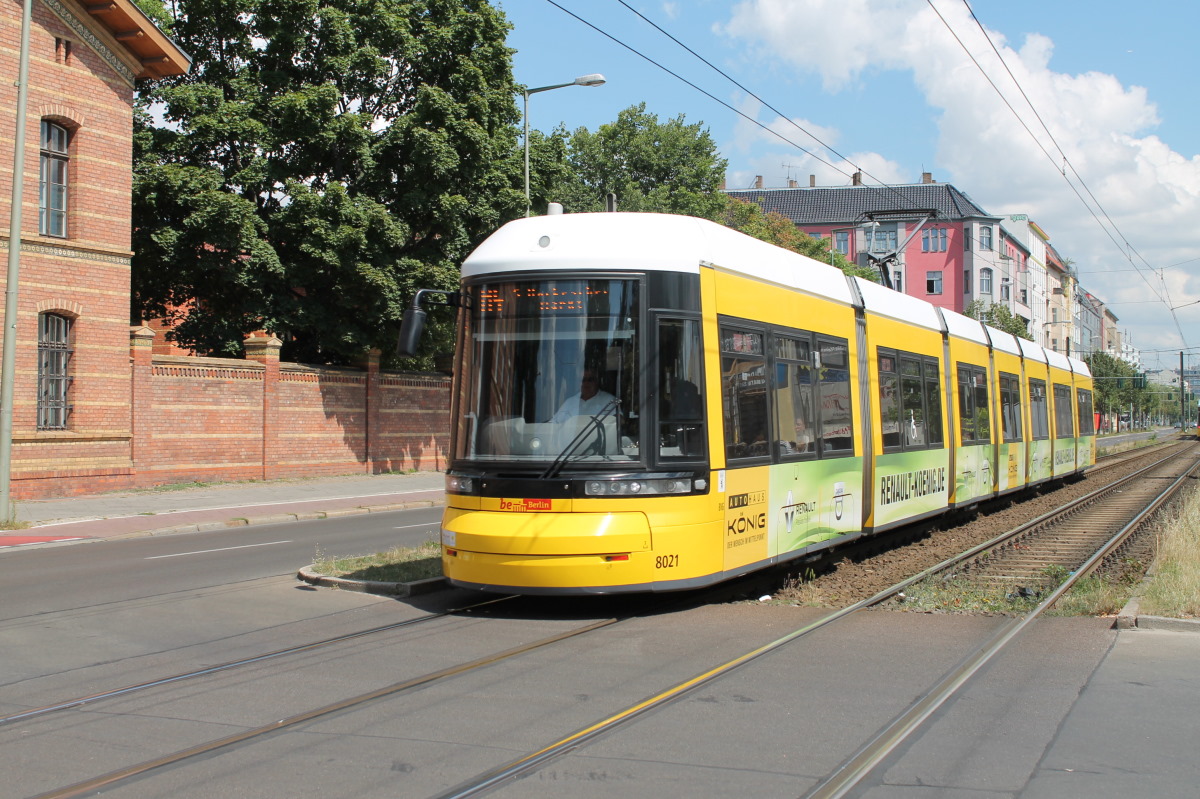 Berlin, Bombardier Flexity Berlin (GT8-08ER/F8E) № 8021