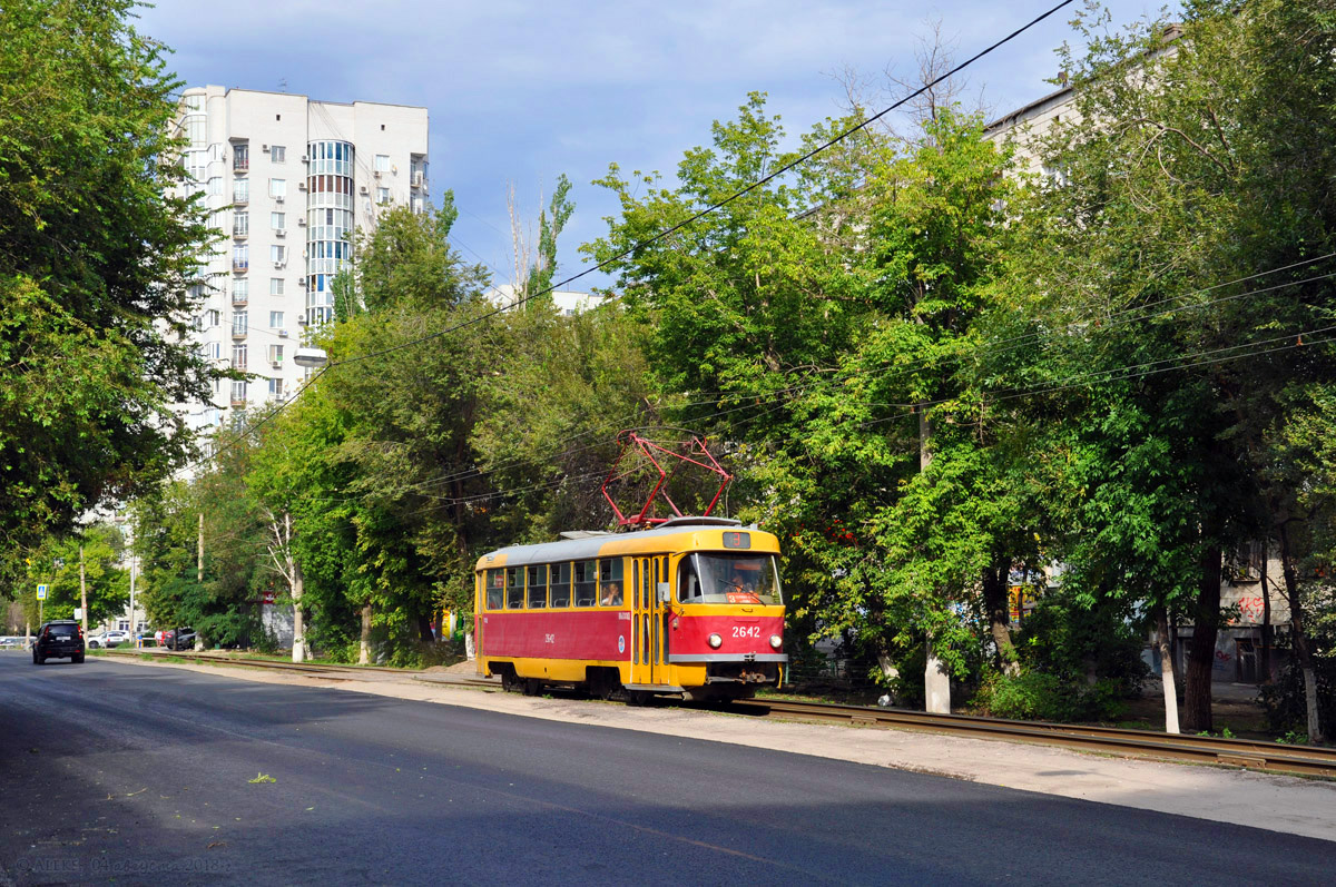 Волгоград, Tatra T3SU (двухдверная) № 2642