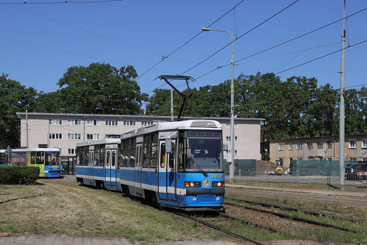 Вроцлав, Konstal 105NWr № 2434