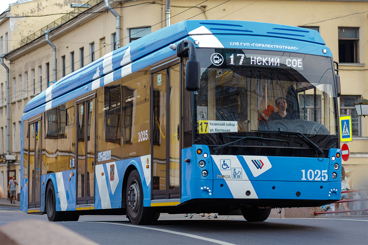 Санкт-Петербург, Тролза-5265.08 «Мегаполис» № 1025