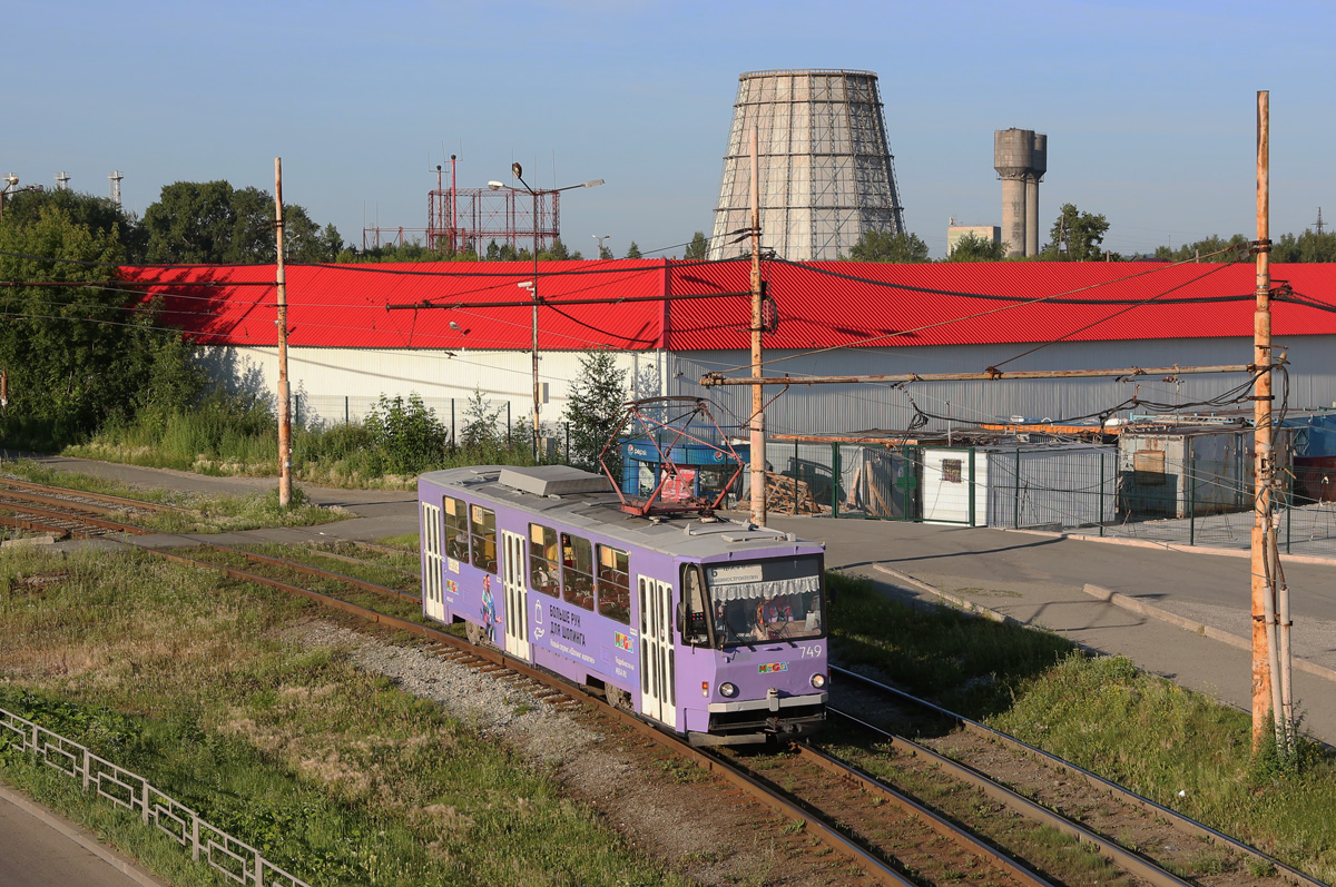Екатеринбург, Tatra T6B5SU № 749