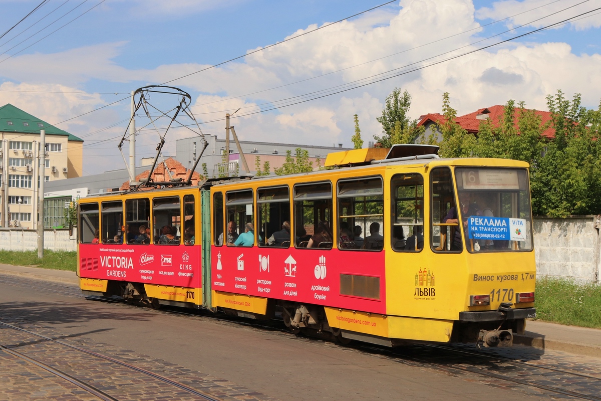 Львов, Tatra KT4D № 1170