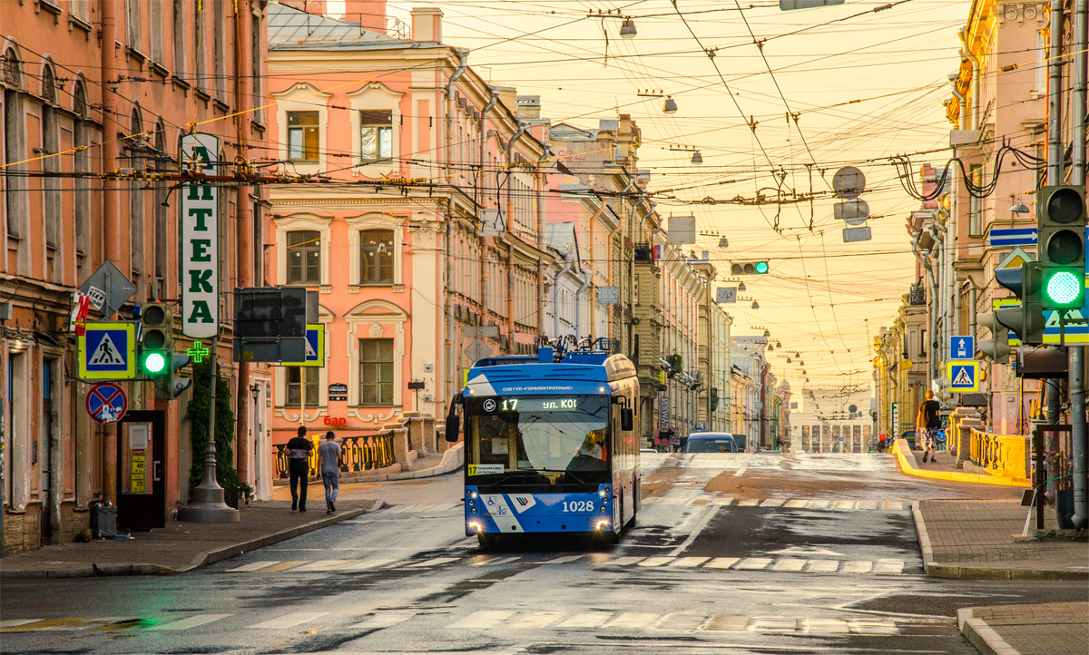 Санкт-Петербург, Тролза-5265.08 «Мегаполис» № 1028