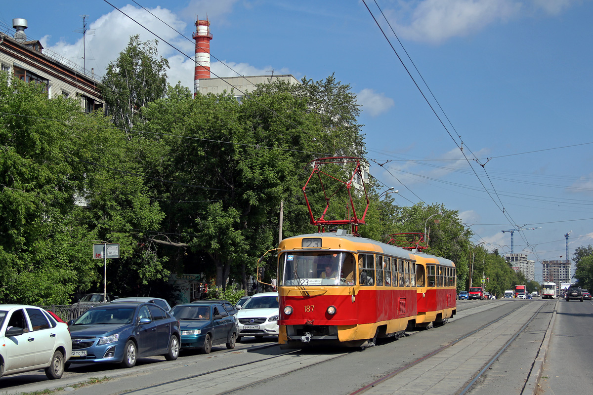 Екатеринбург, Tatra T3SU № 187