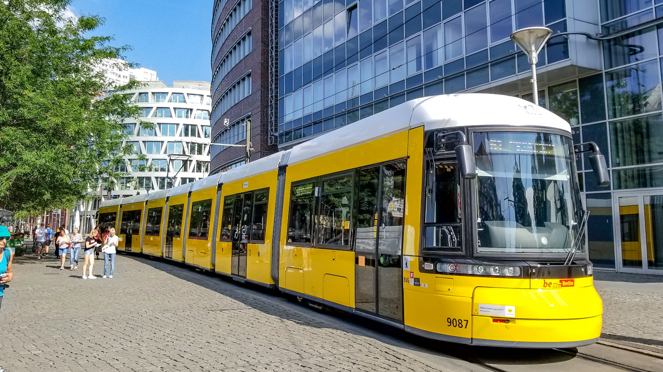 Берлин, Bombardier Flexity Berlin (GT8-08ZR/F8Z) № 9087