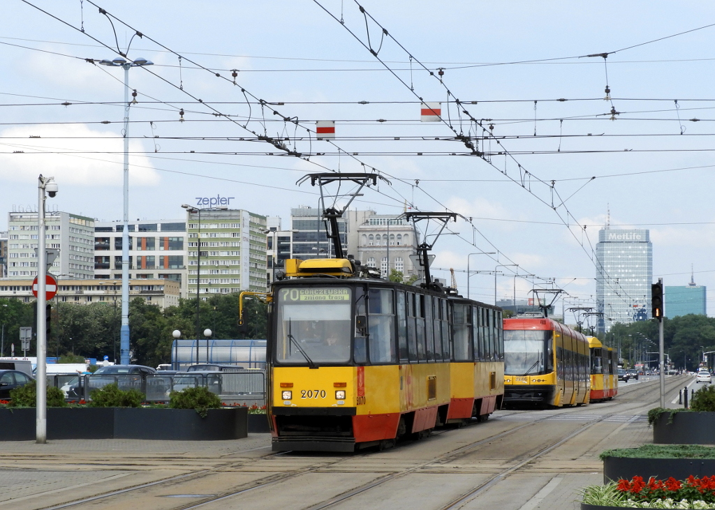 Warschau, Konstal 105N2k Nr. 2070