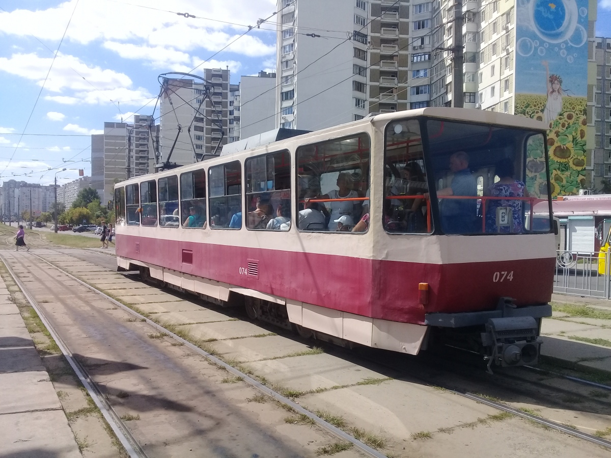 Kijów, Tatra T6B5SU Nr 074 Kijów, Tatra T6B5SU Nr 074