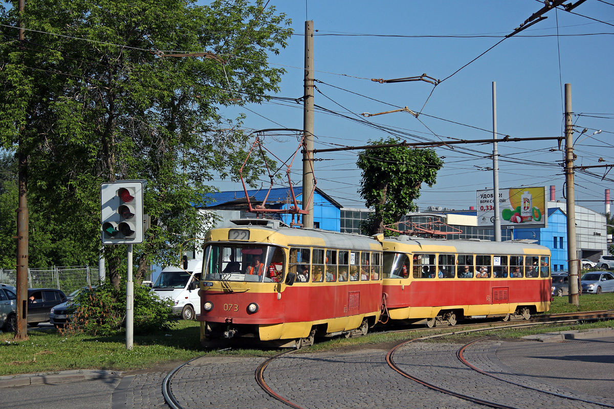 Yekaterinburg, Tatra T3SU (2-door) № 073