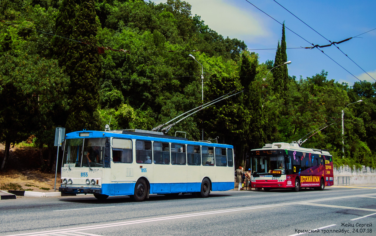 Trolleybus de Crimée, Škoda 14Tr11/6 N°. 8155