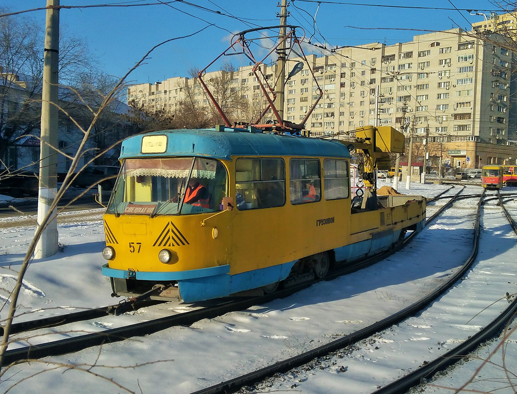 Волгоград, Tatra T3SU (двухдверная) № 57