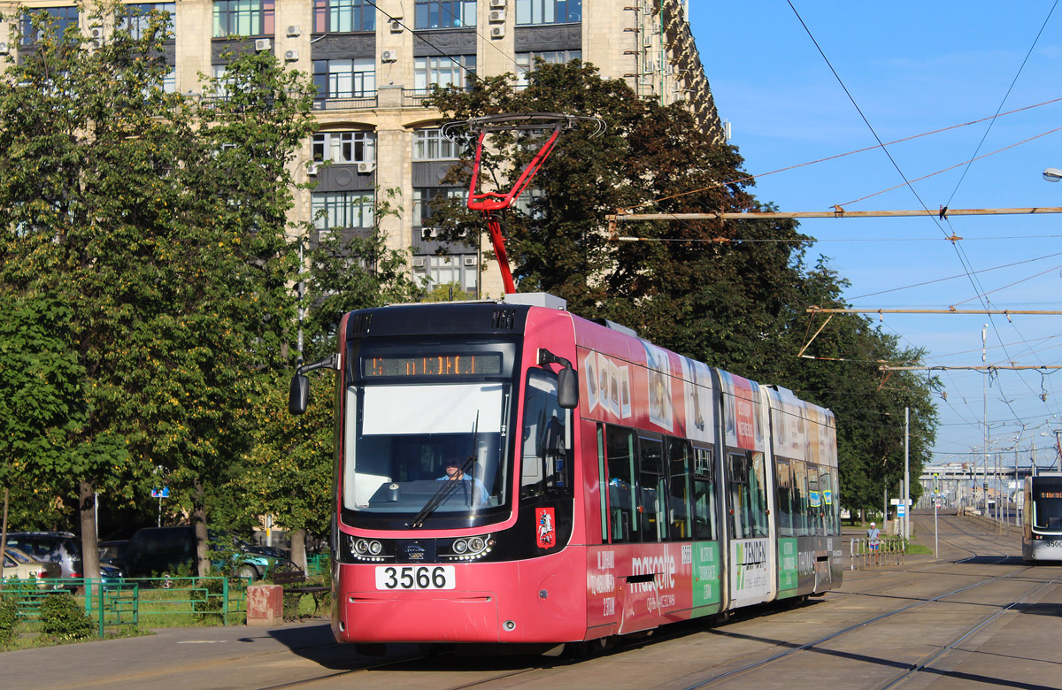 Москва, 71-414 (Pesa Fokstrot) № 3566 Москва, 71-414 (Pesa Fokstrot) № 3566