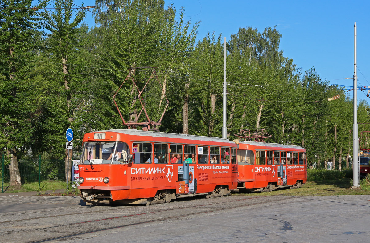 Екатеринбург, Tatra T3SU № 317