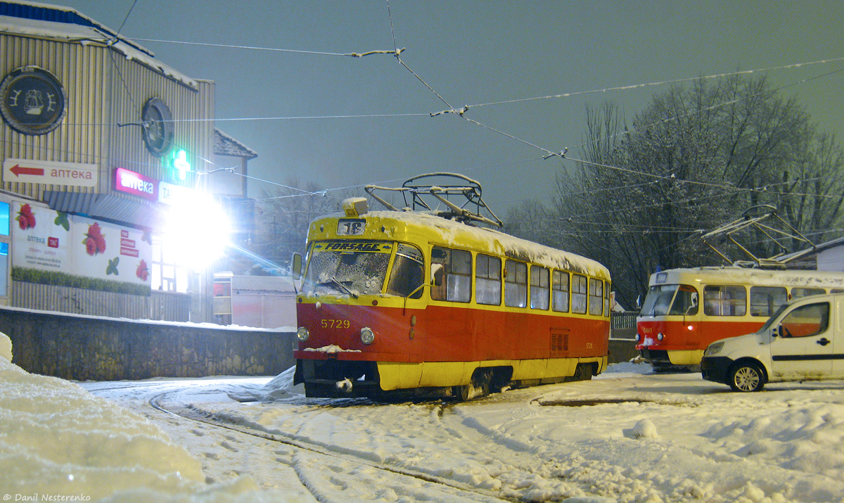 Киев, Tatra T3SU № 5729