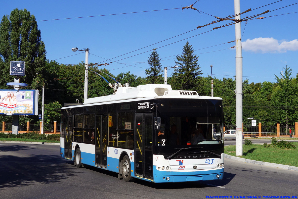Krimas trolejbuss, Bogdan T70110 № 4301