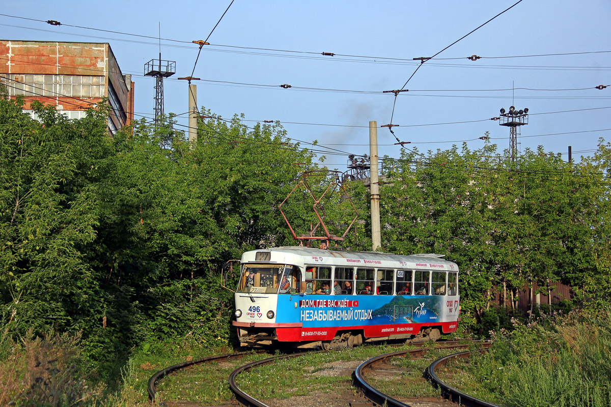 Yekaterinburg, Tatra T3SU (2-door) Br. 496