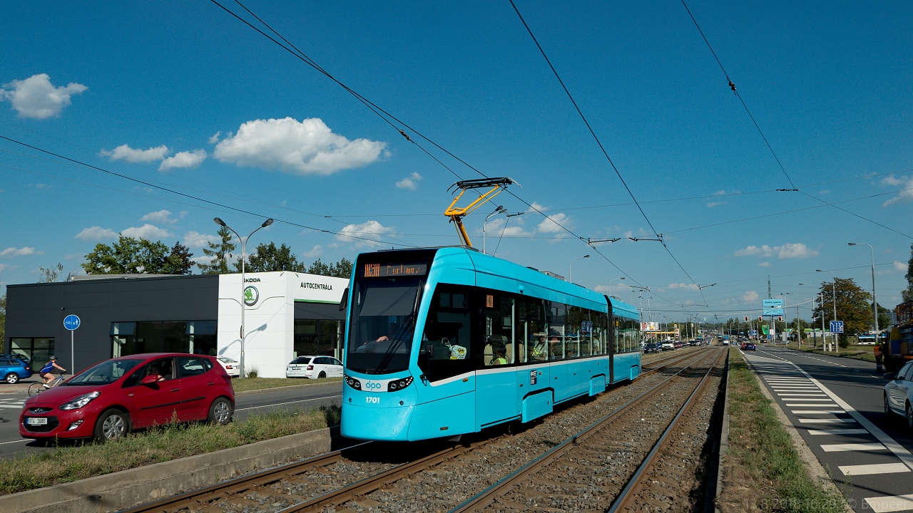 Острава, Stadler Tango NF2 № 1701