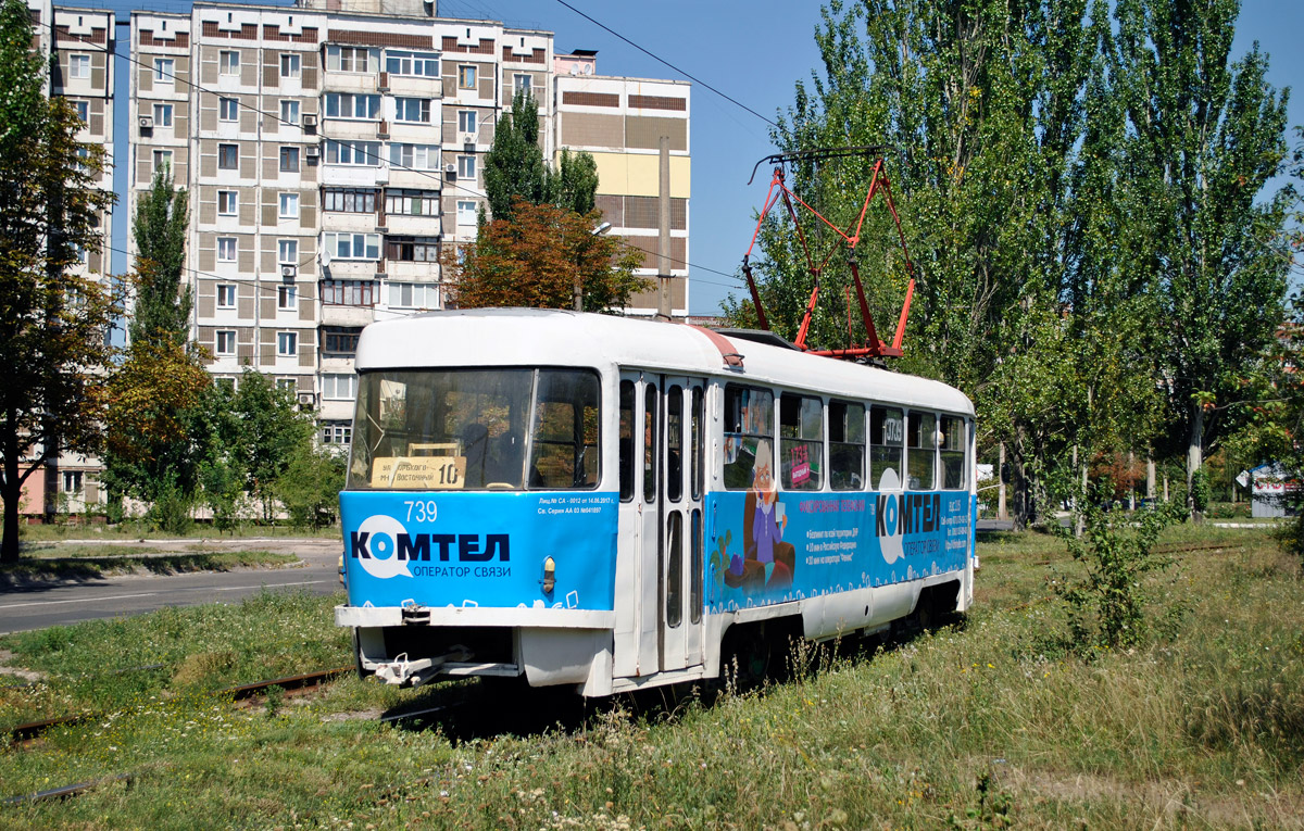 Донецьк, Tatra T3SU (двухдверная) № 3739