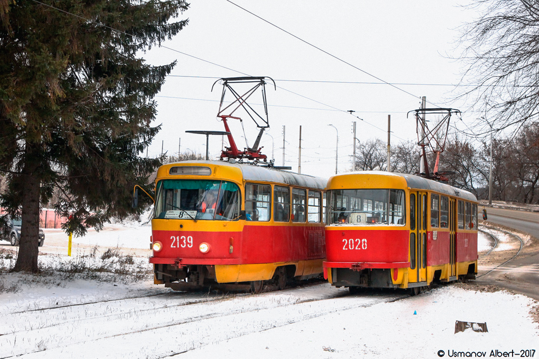 Уфа, Tatra T3D № 2139; Уфа, Tatra T3D № 2028