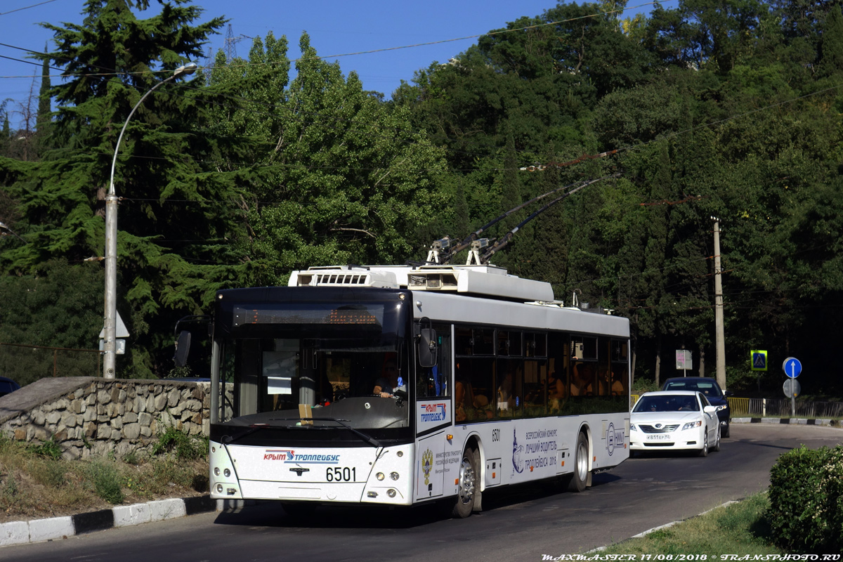 Крымский троллейбус, СВАРЗ-МАЗ-6275 № 6501