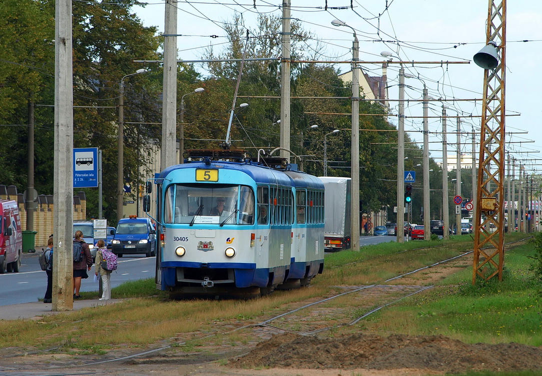 Рига, Tatra T3A № 30405