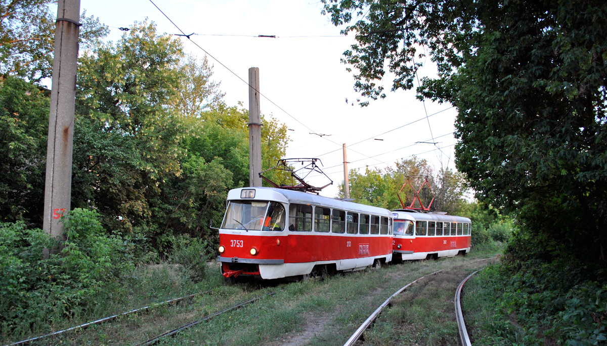 Донецк, Tatra T3SU (двухдверная) № 3753