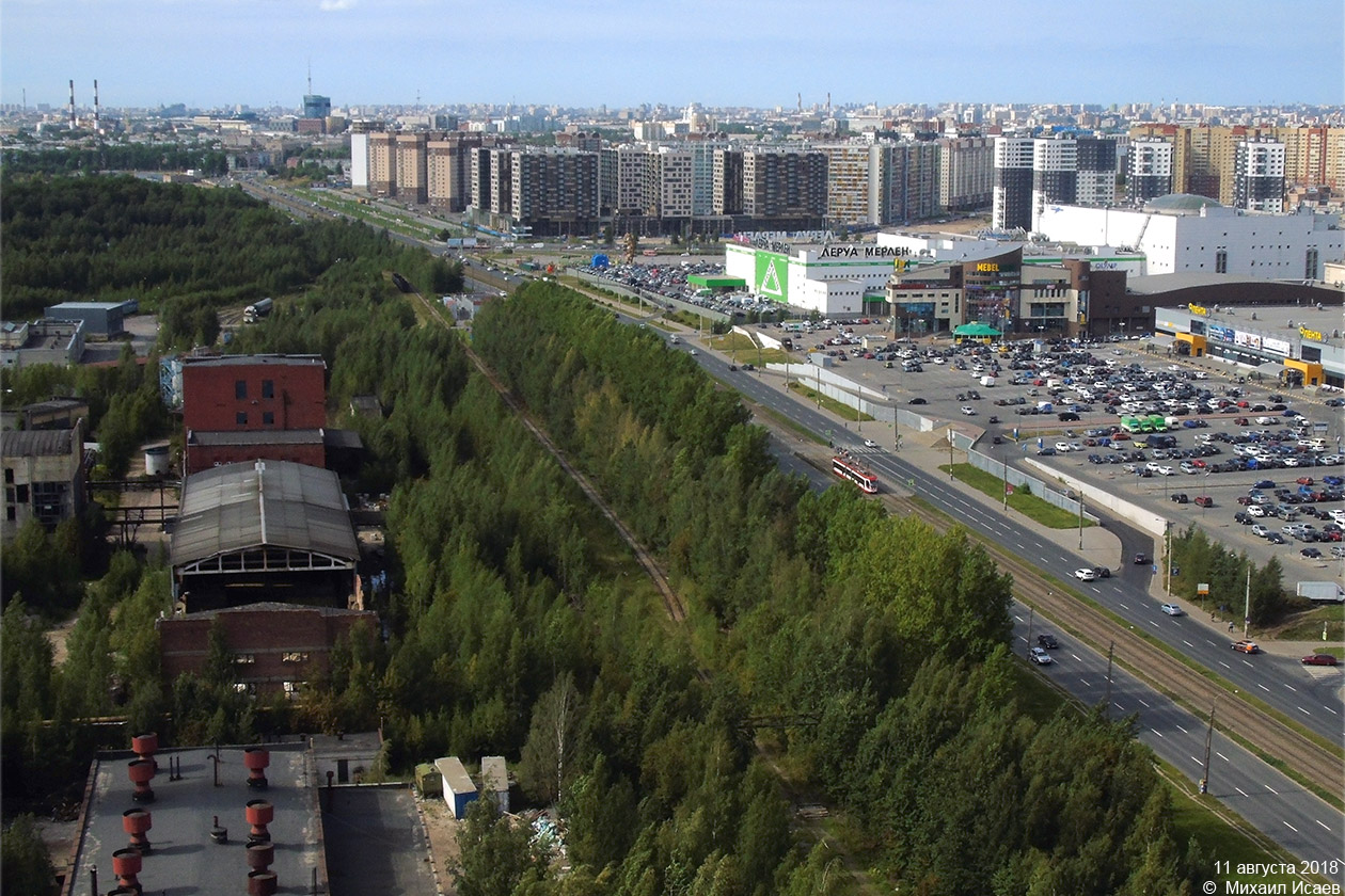 Санкт-Петербург — Трамвайные линии и инфраструктура