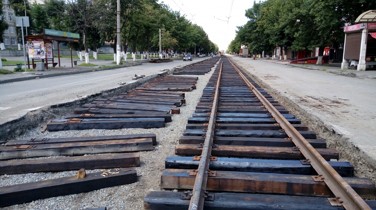 ვლადიკავკაზი — Construction, repair and reconstruction of tram lines