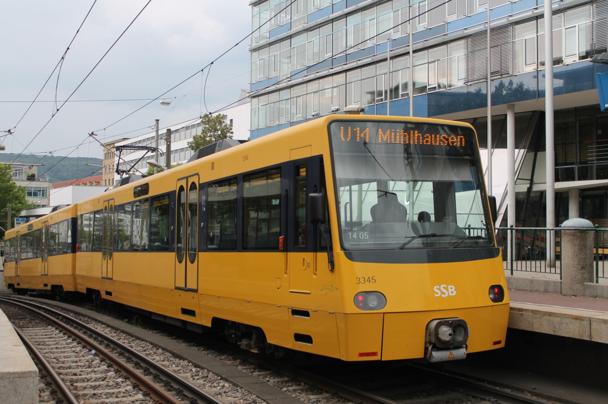 Stuttgart, Duewag DT8.10 Nr. 3345