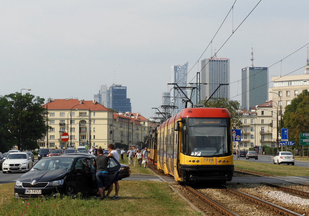 Варшава, PESA Swing 120Na № 3126; Варшава — Происшествия