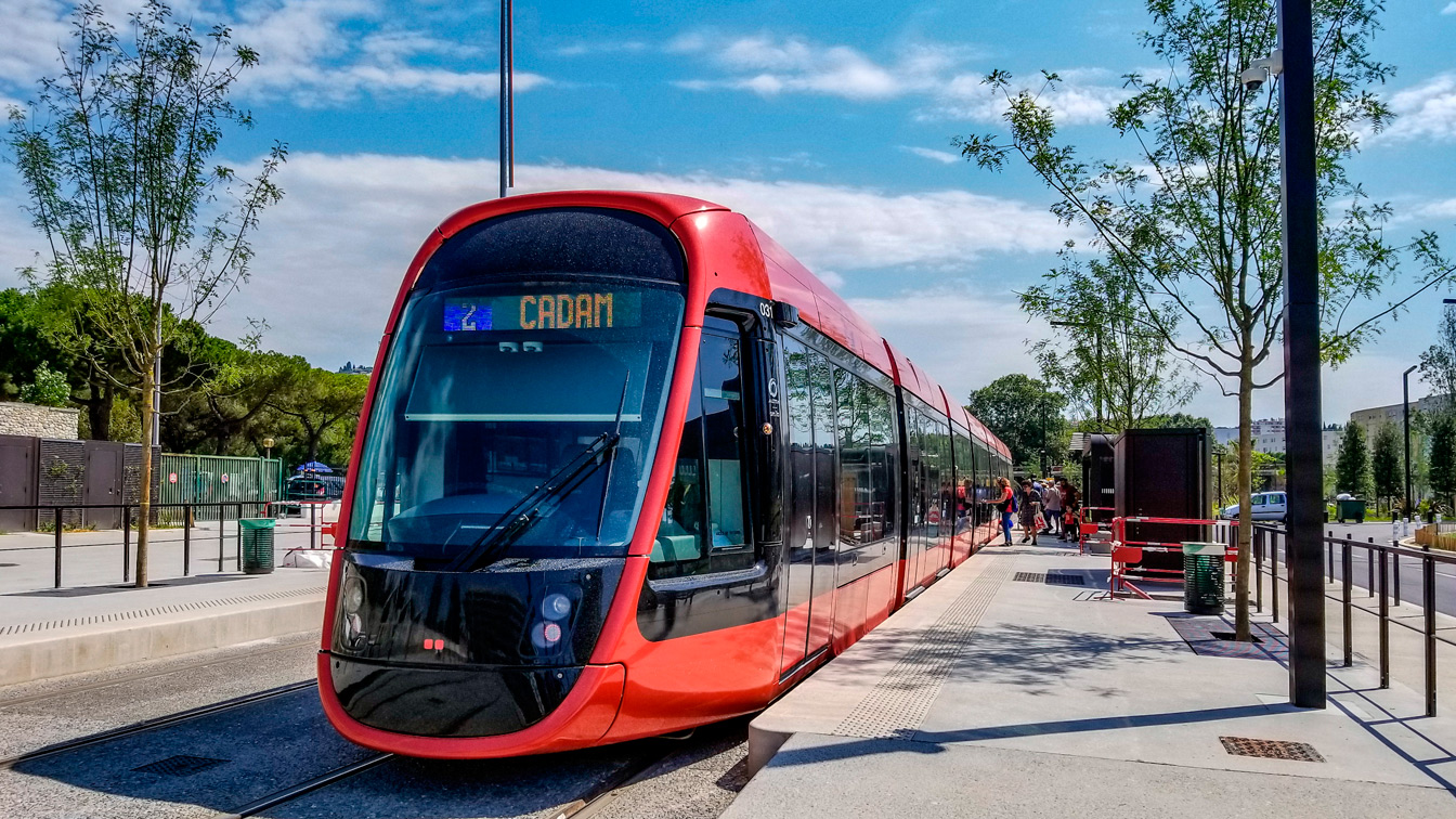 Nice, Alstom Citadis 405 № 031