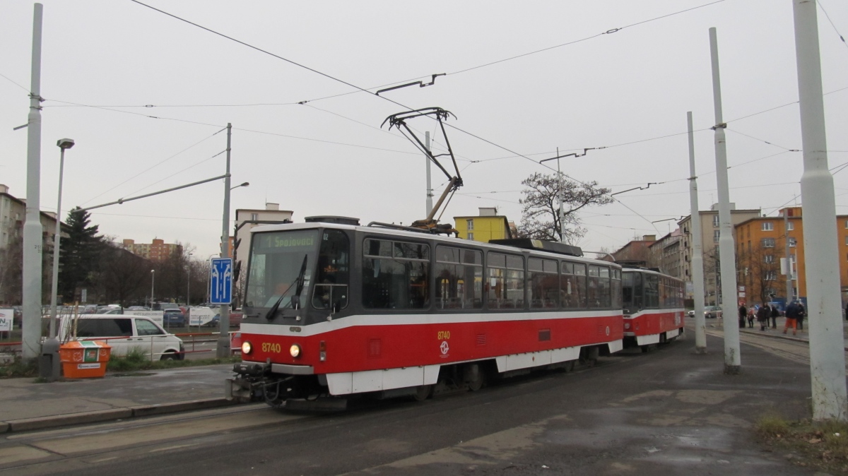Прага, Tatra T6A5 № 8740