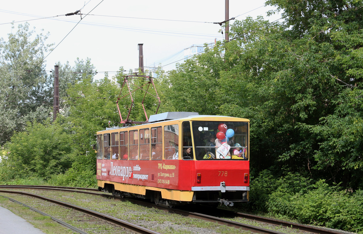 Екатеринбург, Tatra T6B5SU № 778