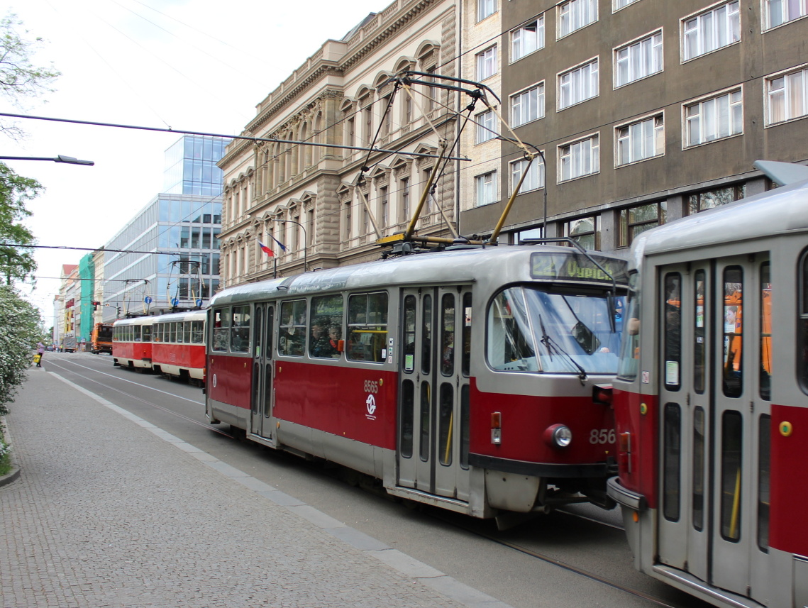 Прага, Tatra T3R.P № 8565
