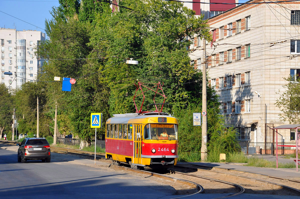 Волгоград, Tatra T3SU (двухдверная) № 2464