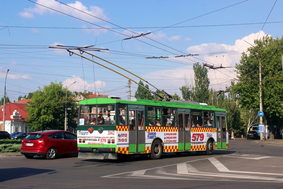 Николаев, Škoda 14TrM № 3042