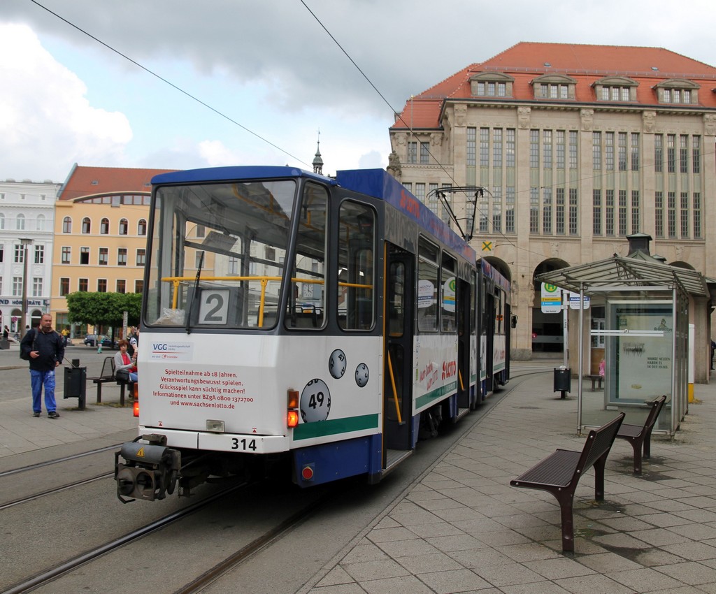 Гёрлиц, Tatra KT4DC № 314