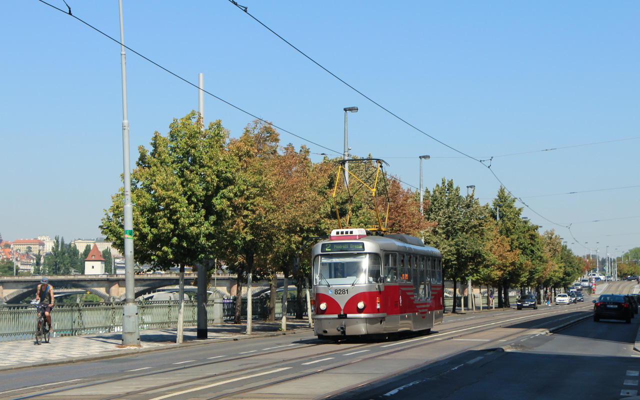 Прага, Tatra T3R.PLF № 8281